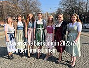 Casting zur "Bayerischen Bierkönigin 2023/2024" im GOP Varieté Theater, München am 01.03.2023 {©Foto: Martin Schmitz)